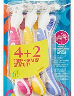 Gillette Venus3 - Cuchillas de afeitar desechables para mujer (6 unidades) Hot on Sale